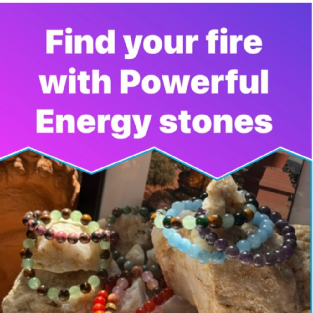 Genuine 4 stone reiki attuned bracelet - Picture 8 of 11